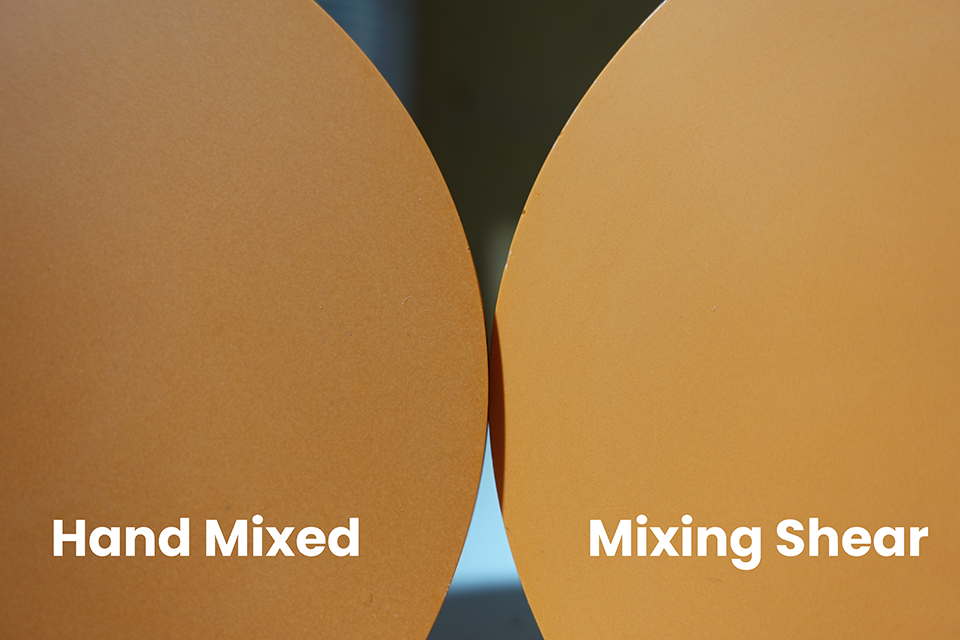 Jesmonite : Mixing by Hand vs Mixing Blade